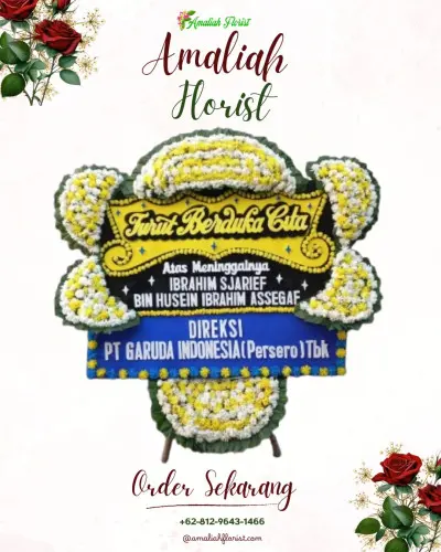 Papan Bunga Duka di Gobang