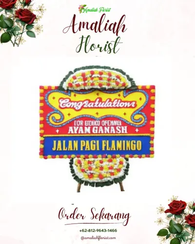 Bunga Papan Congratulation di Gobang